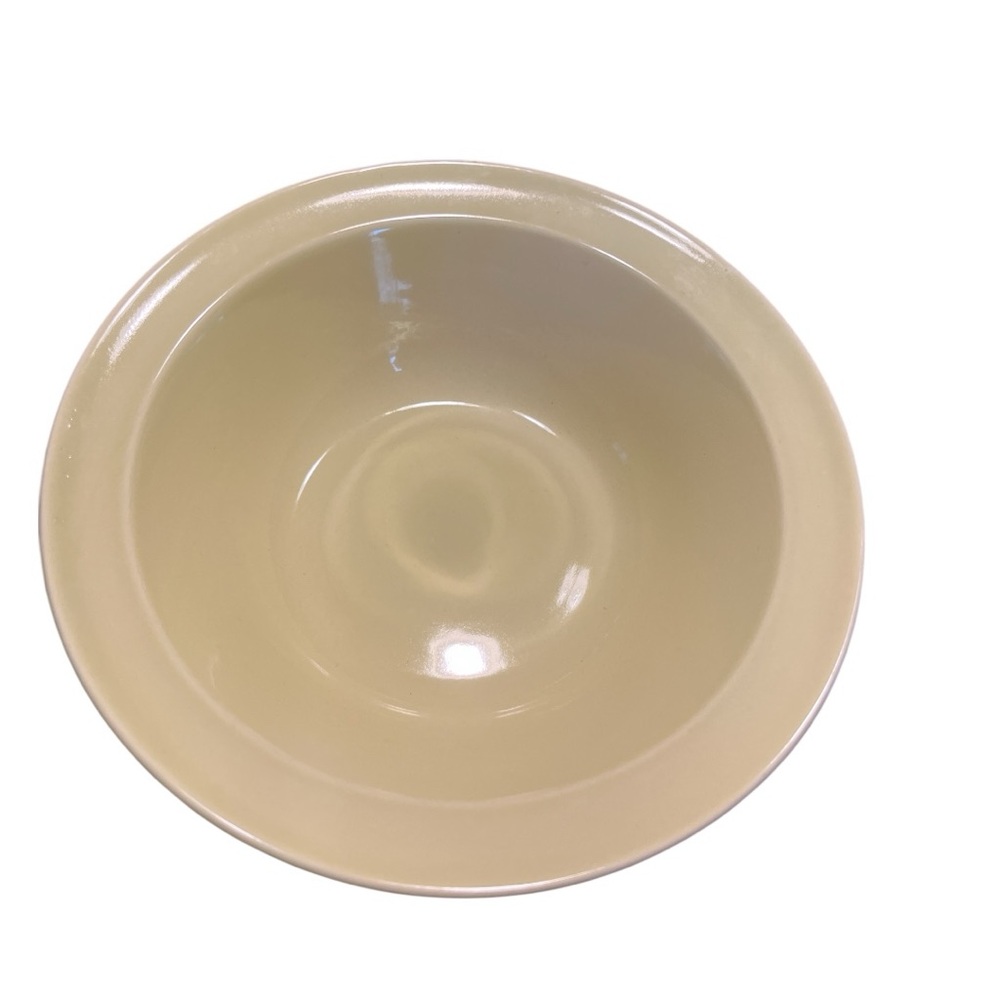 Vintage Luray Pastels Yellow 9” Serving Bowl Taylor, Smith & Taylor Made in USA